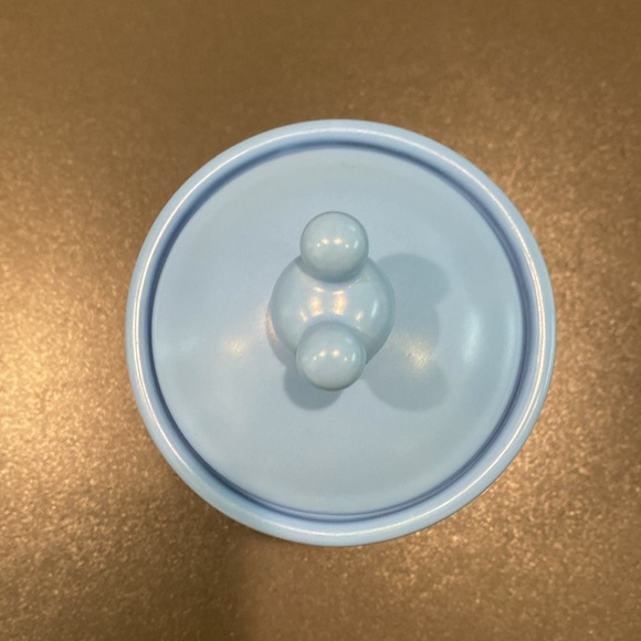 DONATED ❌Mickey Mouse and Minni Mouse Blue Ceramic Cookie Jar - Picture 5 of 9